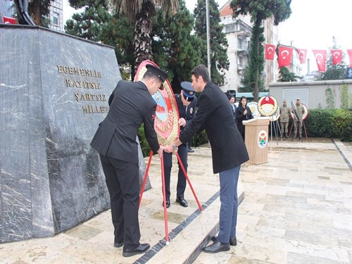 İlçemizde 10 Kasım ATATÜRK' ü Anma Programları Gerçekleştirildi.